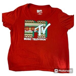 MTV Women’s Holiday T-Shirt Size XXL